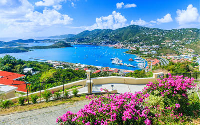 Image of the port of St. Thomas.