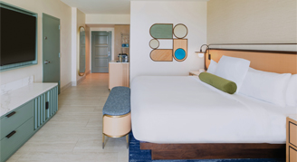 Pool-View Room - One King Bed