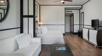 The Ocean Blue & Sand resort Nature-View single junior suite.