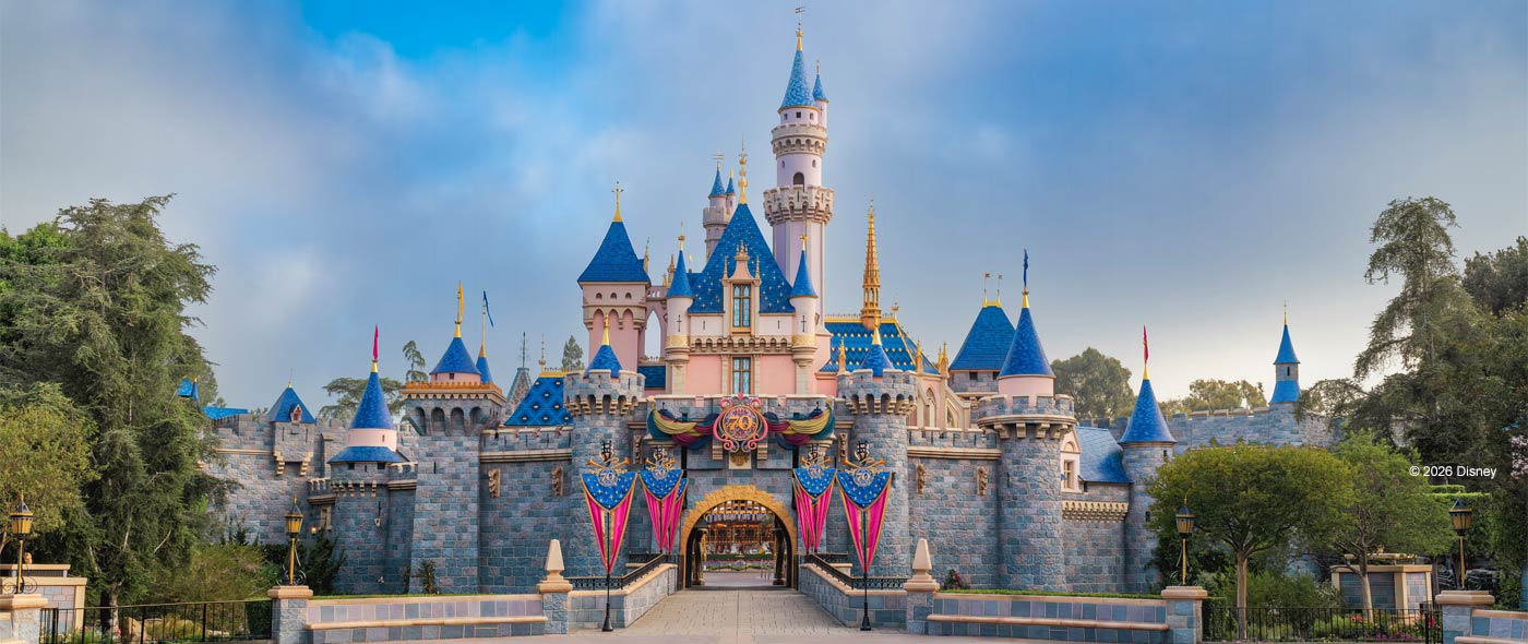 Sleeping Beauty's Castle at the Disneyland Resort in Anaheim, California