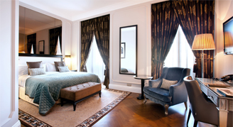 Image of a single bed in a City-View Classic Room.