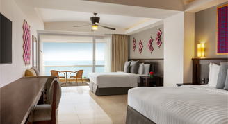 Junior Suite Ocean-View - Two Double Beds - All-Inclusive
