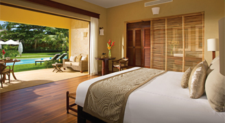 Superior Suite Swim-Up - One King Bed at Zoetry Agua in Punta Cana