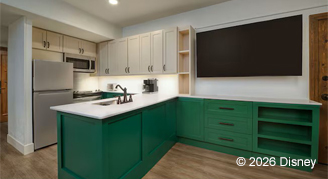 Resort-View One-Bedroom Villa - One King Bed Mobility Accessible with Transfer Shower