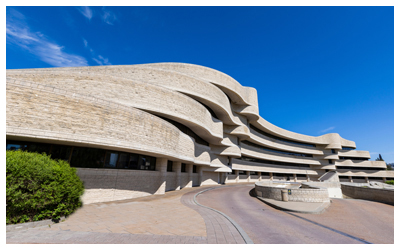 Image of the exterior of the Canadian Museum of History.
