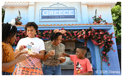 A view of travelers enjoying treats together.
