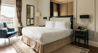 Image of a single bed in a Classic Room.