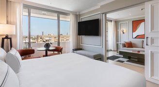 White Sheet of Level Suite with Terrace