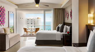 Fiesta Club Junior Suite Ocean-View - Two Double Beds - All-Inclusive