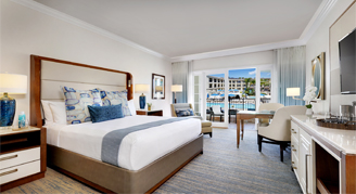 Image of a single bed in a Courtyard Room.