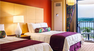 Ocean front with 2 beds