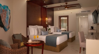 Junior suite with double beds