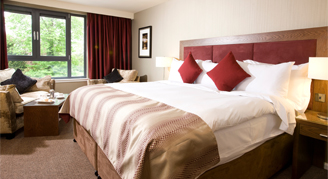 Image of a single bed in Cocoon Room.