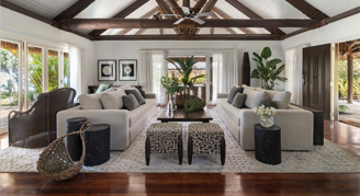 Photo of residence living room.