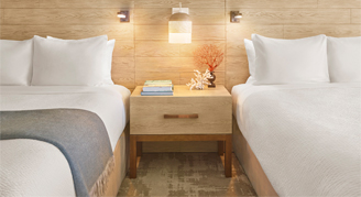 Image of two beds in a Classic Room.