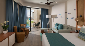 Preferred Club Junior Suite Swim-Out - Two Queen Beds at Dreams Macao Beach Punta Cana resort