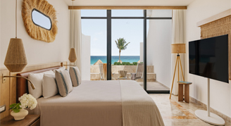 Ocean-View Junior Suite at Paradisus Cancun