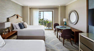 Photo of Club Deluxe Room with two queen beds.