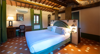 Image of a single bed in a Spa Suite.