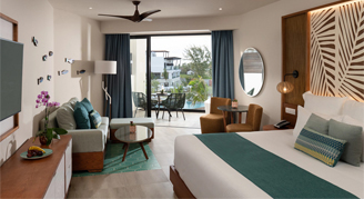 Junior Suite Pool-View - Two Queen Beds at Dream Macao Beach Punta Cana resort