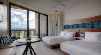 Premium Partial-Ocean-View Room - Two Queen Beds