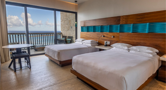 Premium Oceanfront Room - Two Queen Beds