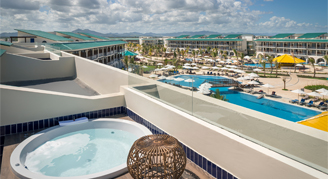 Privilege Roof-Top Pool-View Junior Suite with Jacuzzi at Ocean El Faro in Punta Cana
