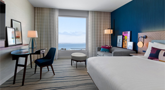 Bay-View Room with one king bed at Gaylord Pacific Resort & Convention Center