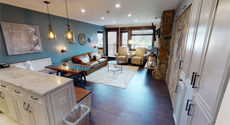 Diamond One-Bedroom living space