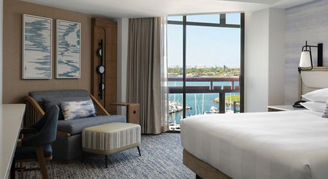 City view room at Marriott Marquis San Diego Marina.