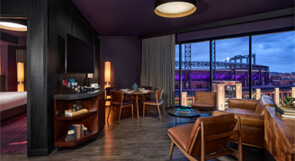 Mile High Deluxe Corner Suite - One King Bed