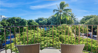 Balcony from Banyan view room with 1 king