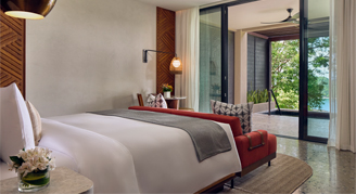 Ocean Vista Guest Room with Plunge Pool - One King Bed