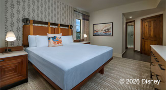 Resort-View One-Bedroom Villa - One King Bed Mobility Accessible with Roll-In Shower