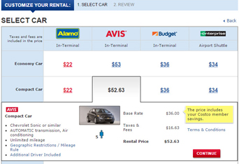 Budget coupon code costco