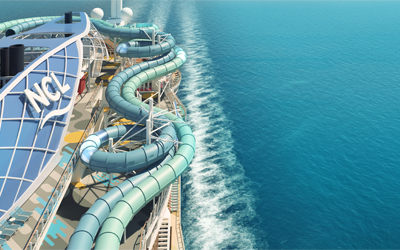 Waterslides on board