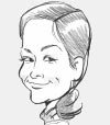 Image of a caricature of Penny Anderson