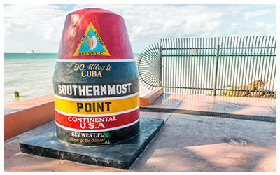 Southernmost point in the United States.