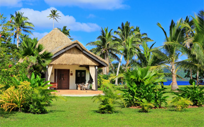 Ocean-View Bure at Matangi Private Island Resort