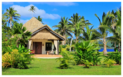 Ocean-View Bure at Matangi Private Island Resort