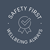 Image of Hyatt's Safety First logo.