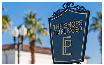 Image of El Paseo sign.