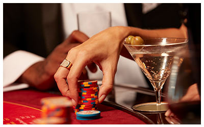 Image of casino, available on some cruises at at additional cost.